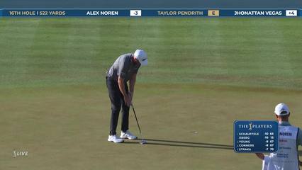 Taylor Pendrith | Round 2 | 16th hole | Shot 4 | 2026 THE PLAYERS