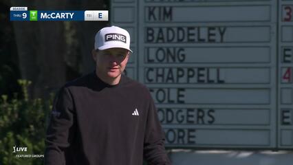 Matt McCarty | Round 1 | 9th hole | Shot 4 | 2024 The RSM Classic