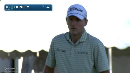 Russell Henley | Round 1 | 16th hole | Shot 4 | 2025 Sony Open