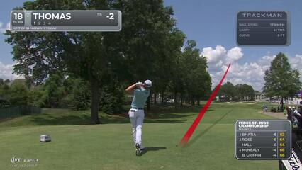 Justin Thomas | Round 1 | 18th hole | Shot 1 | 2025 FedEx St. Jude