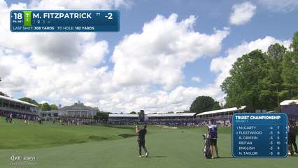 Matt Fitzpatrick | Round 1 | 18th hole | Shot 2 | 2026 Truist Championship