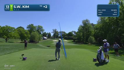 Si Woo Kim | Round 4 | 13th hole | Shot 1 | 2026 Truist Championship