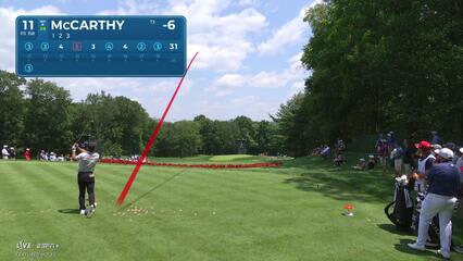 Denny McCarthy | Round 2 | 11th hole | Shot 1 | 2025 Travelers