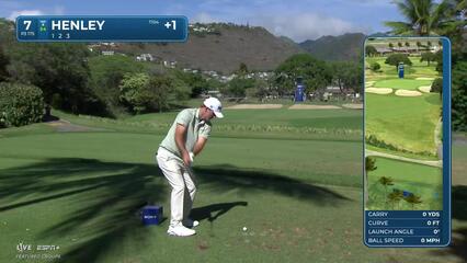 Russell Henley | Round 1 | 7th hole | Shot 1 | 2025 Sony Open
