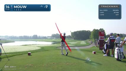 William Mouw | Round 2 | 14th hole | Shot 1 | 2025 3M Open