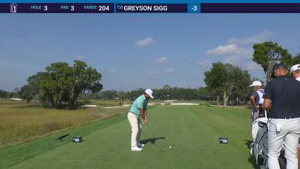 Greyson Sigg | Round 1 | 3rd hole | Shot 1 | 2025 The RSM Classic