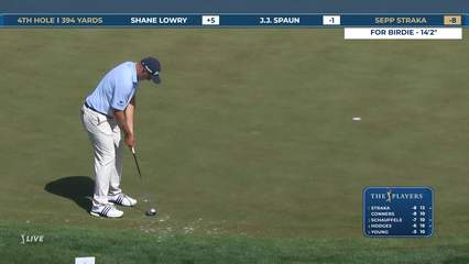 Sepp Straka | Round 2 | 4th hole | Shot 4 | 2026 THE PLAYERS