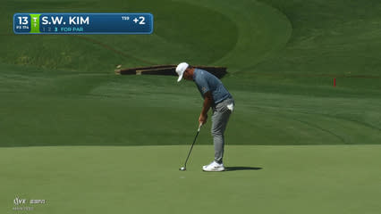 Si Woo Kim | Round 4 | 13th hole | Shot 3 | 2026 Truist Championship
