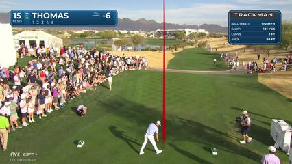 Justin Thomas | Round 2 | 15th hole | Shot 1 | 2025 WM Phoenix Open