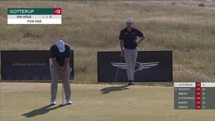 Chris Gotterup | Round 3 | 12th hole | Shot 3 | 2025 Genesis Scottish Open