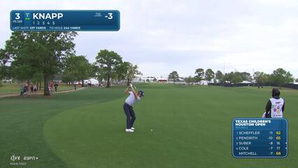 Jake Knapp | Round 2 | 3rd hole | Shot 2 | 2025 Houston Open