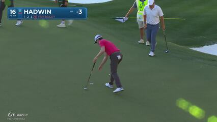Adam Hadwin | Round 1 | 16th hole | Shot 4 | 2025 WM Phoenix Open