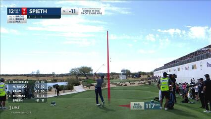 Jordan Spieth | 2023 WM Phoenix Open | Round 4 | 12th hole | Shot 1