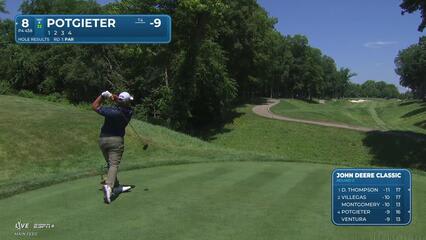 Aldrich Potgieter | Round 2 | 8th hole | Shot 1 | 2025 John Deere