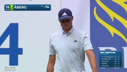 Ludvig Åberg | Round 4 | 14th hole | Shot 3 | 2026 RBC Heritage