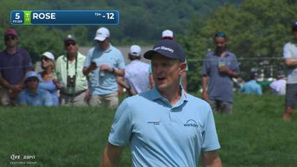 Justin Rose | Round 4 | 5th hole | Shot 3 | 2026 Travelers