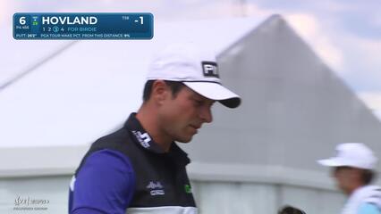 Viktor Hovland | Round 1 | 6th hole | Shot 4 | 2025 Truist Championship