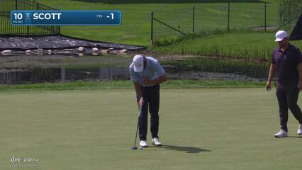 Adam Scott | Round 1 | 10th hole | Shot 4 | 2025 3M Open