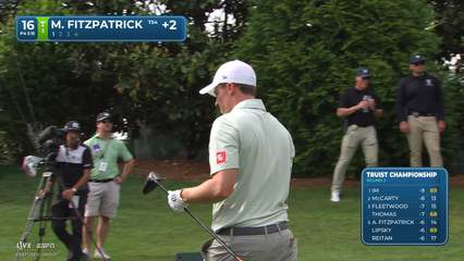 Matt Fitzpatrick | Round 2 | 16th hole | Shot 1 | 2026 Truist Championship