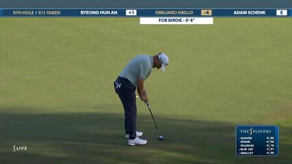 Emiliano Grillo | Round 1 | 9th hole | Shot 5 | 2025 THE PLAYERS