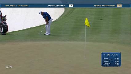 Hideki Matsuyama | Round 3 | 7th hole | Shot 4 | 2026 THE PLAYERS