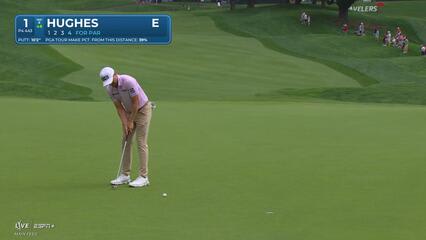 Mackenzie Hughes | Round 1 | 1st hole | Shot 5 | 2025 Travelers