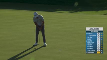 Michael Brennan | Round 1 | 18th hole | Shot 4 | 2025 Bank of Utah