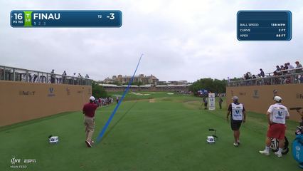 Tony Finau | Round 1 | 16th hole | Shot 1 | 2026 Valero