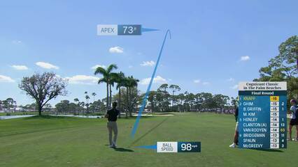 Jake Knapp | Round 4 | 1st hole | Shot 2 | 2025 Cognizant Classic