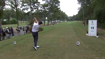 Steven Alker | Round 2 | 15th hole | Shot 1 | 2025 Simmons Bank Cham