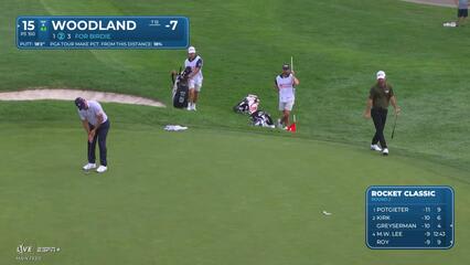 Gary Woodland | Round 2 | 15th hole | Shot 3 | 2025 Rocket Classic