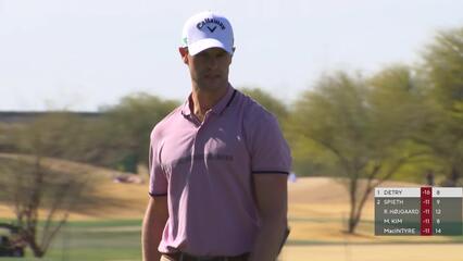 Thomas Detry | Round 3 | 9th hole | Shot 4 | 2025 WM Phoenix Open