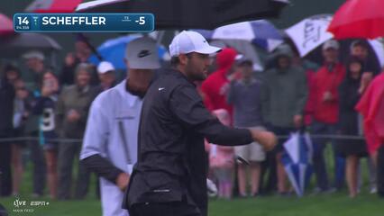 Scottie Scheffler | Round 2 | 14th hole | Shot 4 | 2025 the Memorial