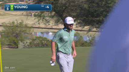 Cameron Young | Round 3 | 14th hole | Shot 4 | 2026 WM Phoenix Open