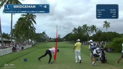 Jacob Bridgeman | Round 4 | 1st hole | Shot 1 | 2026 Sony Open