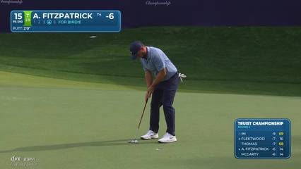 Alex Fitzpatrick | Round 2 | 15th hole | Shot 4 | 2026 Truist Championship