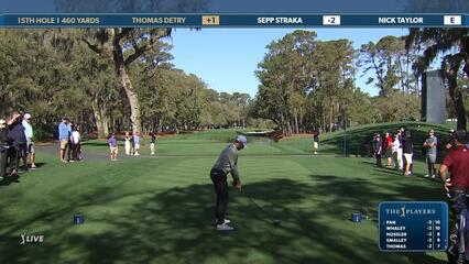 Thomas Detry | Round 1 | 15th hole | Shot 1 | 2025 THE PLAYERS