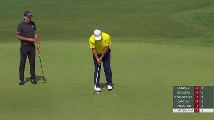 Hideki Matsuyama | Round 4 | 9th hole | Shot 5 | 2025 Genesis