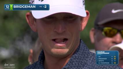 Jacob Bridgeman | Round 1 | 12th hole | Shot 1 | 2026 Valspar