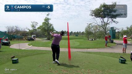 Rafael Campos | Round 2 | 9th hole | Shot 1 | 2025 Mexico Open