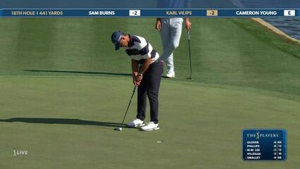 Karl Vilips | Round 1 | 18th hole | Shot 5 | 2025 THE PLAYERS