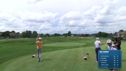 Sam Stevens | Round 4 | 8th hole | Shot 1 | 2025 3M Open