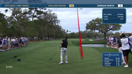 William Mouw | Round 3 | 9th hole | Shot 1 | 2026 THE PLAYERS