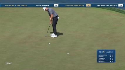 Taylor Pendrith | Round 2 | 4th hole | Shot 4 | 2026 THE PLAYERS