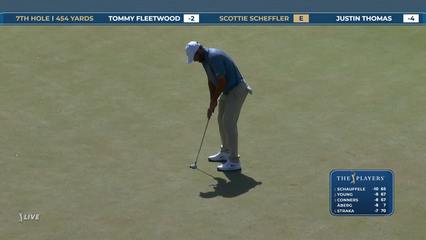 Scottie Scheffler | Round 2 | 7th hole | Shot 5 | 2026 THE PLAYERS