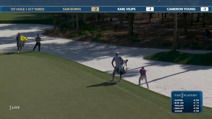 Sam Burns | Round 1 | 1st hole | Shot 4 | 2025 THE PLAYERS