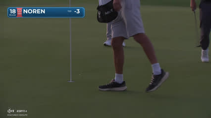 Alex Noren | Round 1 | 18th hole | Shot 4 | 2025 Bank of Utah