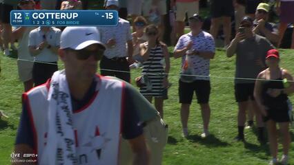 Chris Gotterup | Round 3 | 12th hole | Shot 4 | 2025 3M Open