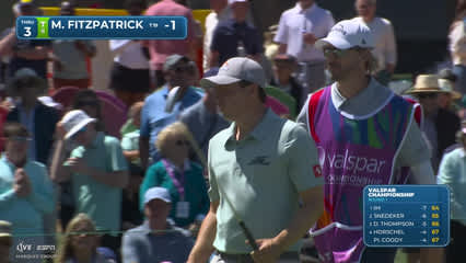 Matt Fitzpatrick | Round 1 | 3rd hole | Shot 4 | 2026 Valspar