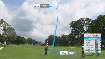 Wyndham Clark | Round 3 | 4th hole | Shot 2 | 2026 TOUR Championship